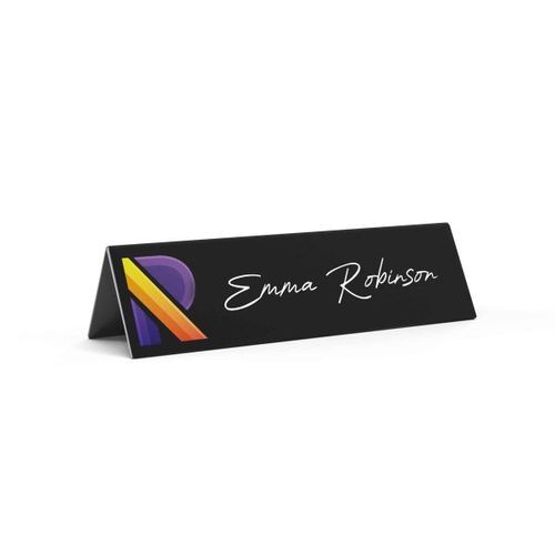 Table Name Plate (tableau noir, Impression en couleur pour tableau noir)