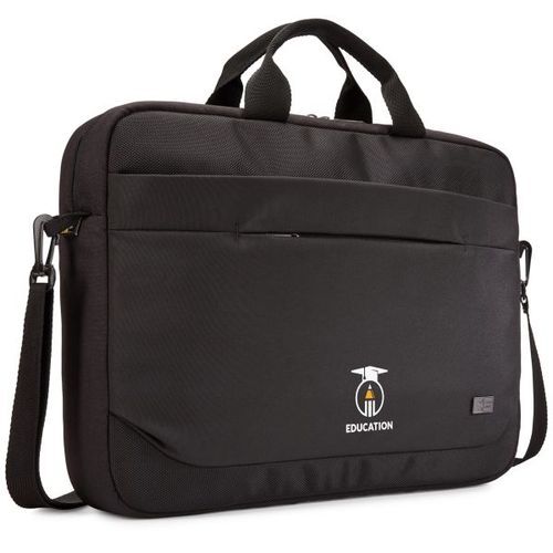 Case Logic Advantage Laptop Attache (Noir 15,6 pouces, Impression thermique 15,6 pouces)