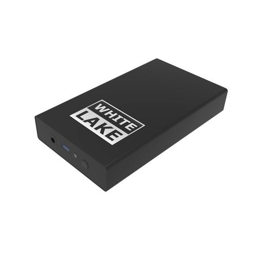 White Lake Ultra External HDD (Noir, Disque dur 3 To 3,5 pouces, Gravure)