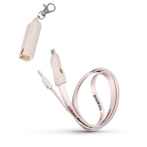 CABLE USB 4 EN 1 EN PAILLE DE BLÉ