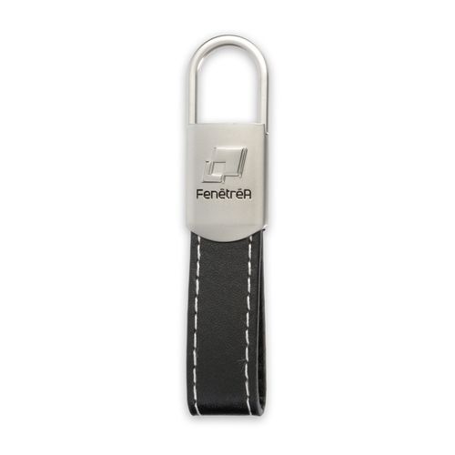 PORTE-CLÉS SIMILICUIR - FERMETURE A RESSORT KC081-3