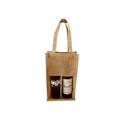Sac Jute 2 bouteilles