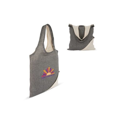 Sac à provisions Coton recyclé OEKO-TEX® 140g/m² 38x42cm