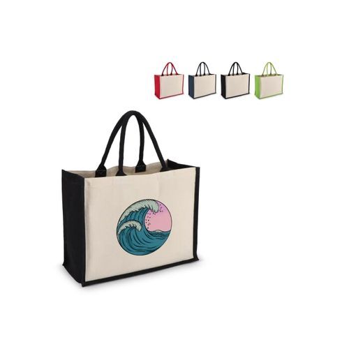 Jute-Cotton Sac fourre-tout OEKO-TEX® 42,5 x 19 x 32cm 320g/m²