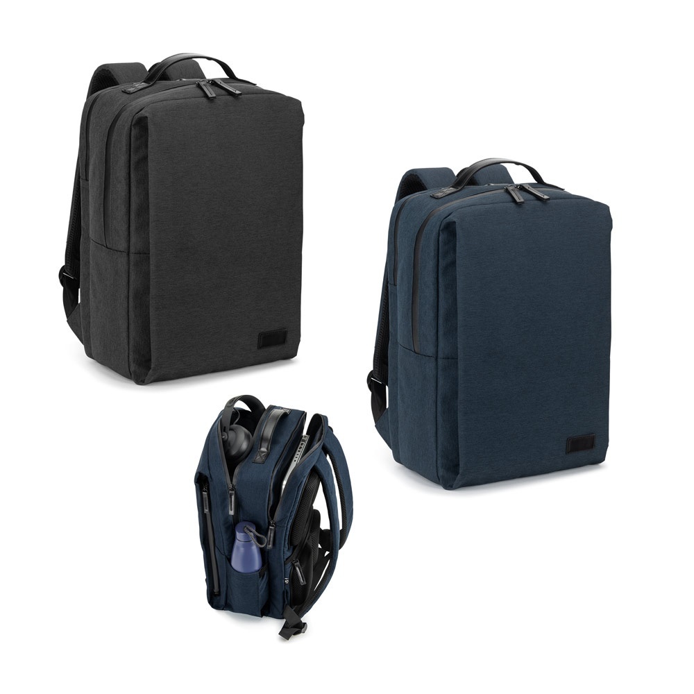 GLASGOW. Sac à dos pour ordinateur portable (17 pouces) en polyester recyclé 600D haute densité (20L)