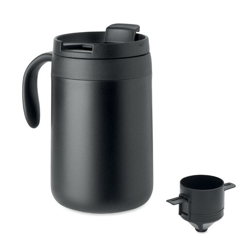 CAFETITO Mug double paroi filtre à café