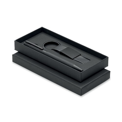 ESCRI SET Set stylo à bille et porte-clés en