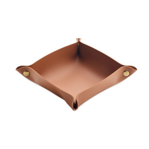 KEYSPOT Vide-poches pliable en PU