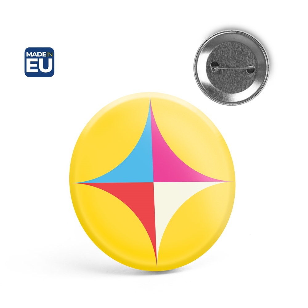 Button P'IN 9. Button P'IN 9. Pin's rond avec épingle