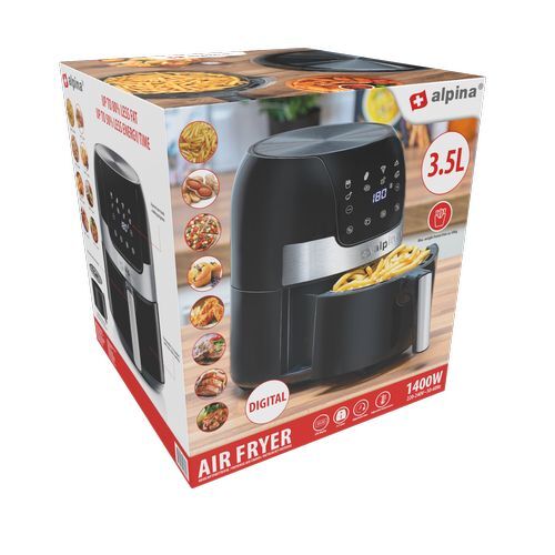 ALPINA Airfryer 3.5L 1400W Digital 230V