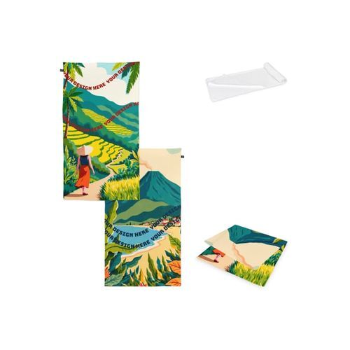 Serviette éponge R-PET 100x180 cm (300 g/m²) sublimation