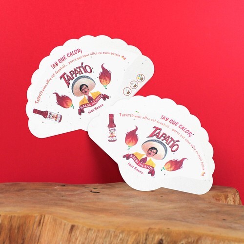 Eventail papier graines 250g recto