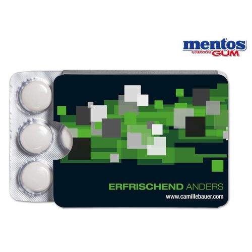 CHEWING GUM MENTOS en blister