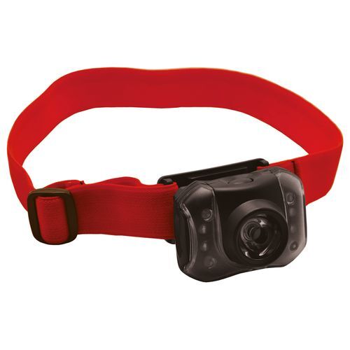 Bandeau pour la lampe frontale 'Orkanger', rouge