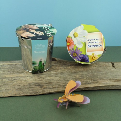 Kit plantation pot zinc Ø13 cm