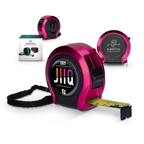 MESURE : METRE RUBAN JAUNE 5 m X 19 mm COQUE PLASTIQUE