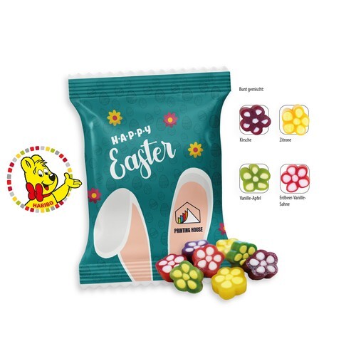 HARIBO fleurs colorées en sachet promo, HARIBO Flower Power