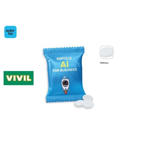 VIVIL Extra Strong 10 g sans sucre en sachet promo, VIVIL Extra Strong,  sans sucre