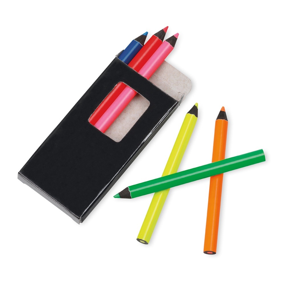 Boîte Avec 6 Crayons De Cire Publicitaire
