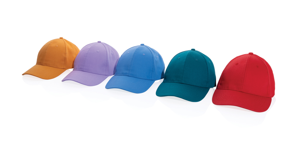 Casquette 6 panneaux en coton recyclé 280gr IMPACT