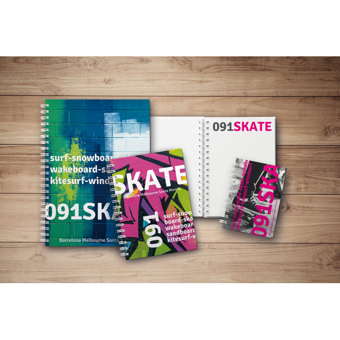 CARNET PUBLICITAIRE A SPIRALE FABRICATION SPECIALE