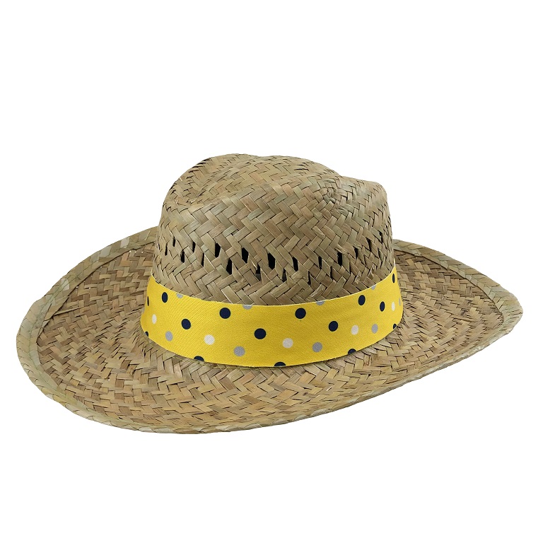 CHAPEAU DE PAILLE COLORE PUBLICITAIRE VITA