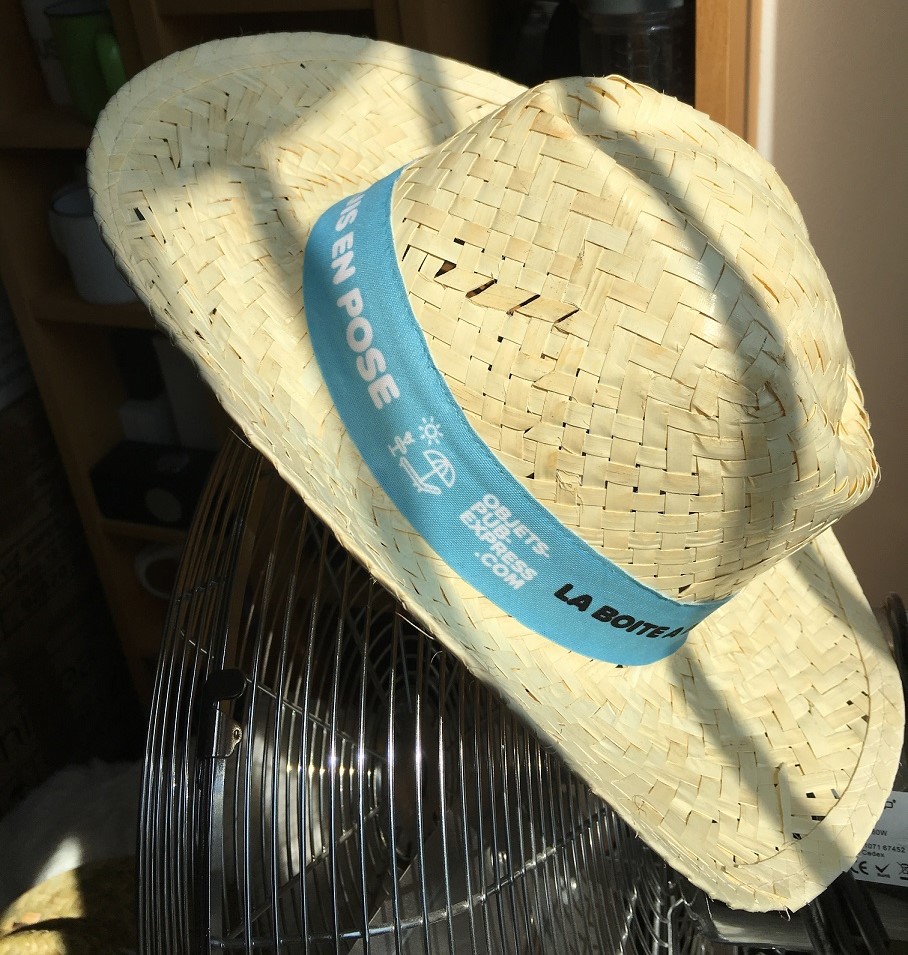 CHAPEAU DE PAILLE PUBLICITAIRE LUA
