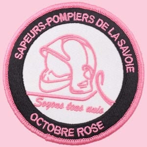 ecusson brodé octobre rose goodies publicitaire