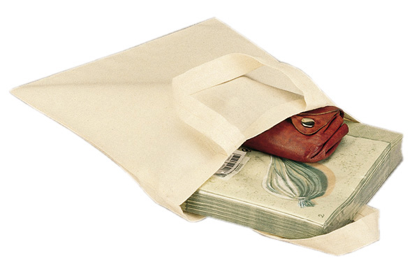 MINI SAC COTON NATUREL 23 X 26 CM