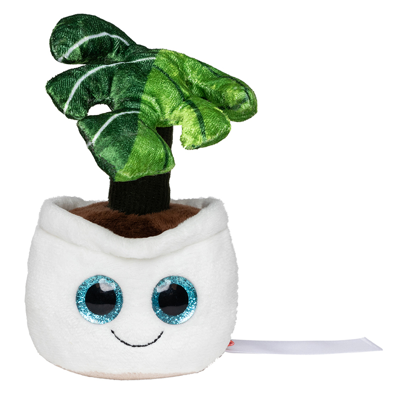 peluche plante monstera  cadeau pub