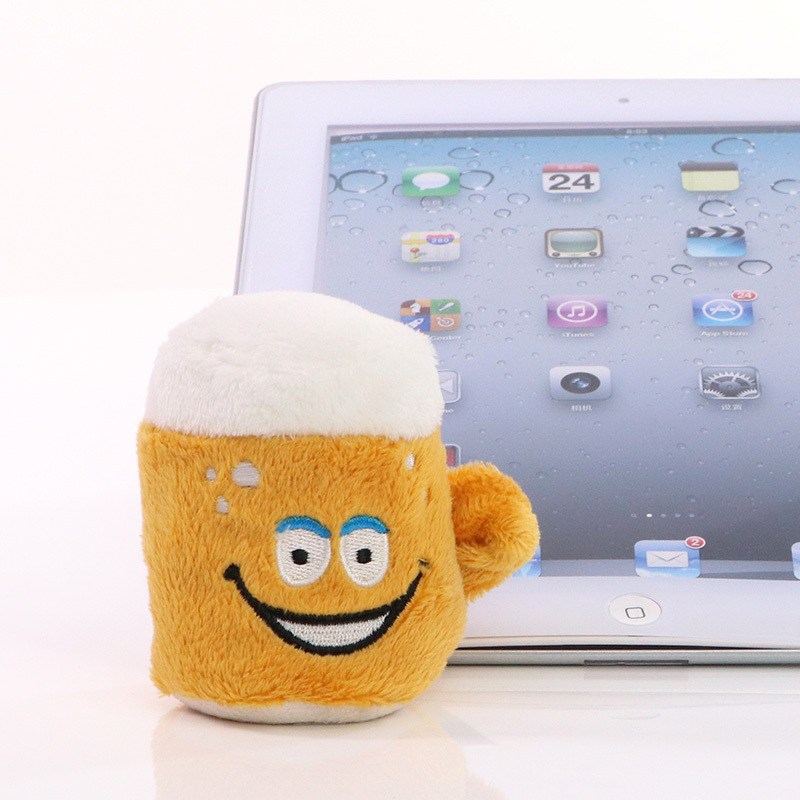 peluche verre a biere