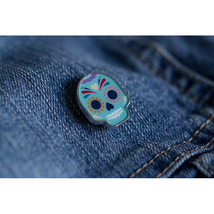 PIN'S MÉTAL PUBLICITAIRE PERSONNALISÉ EN QUADRI