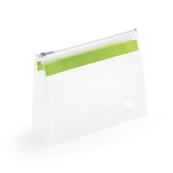 CHASTAIN. Transparent. Pochette EVA avec fermeture éclair