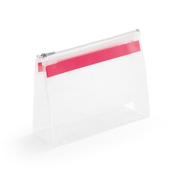 CHASTAIN. Transparent. Pochette EVA avec fermeture éclair