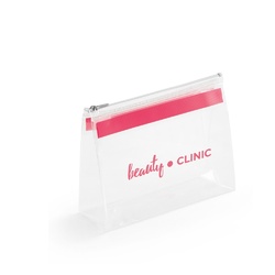 CHASTAIN. Transparent. Pochette EVA avec fermeture éclair