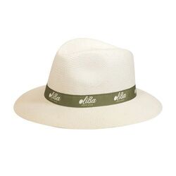 Chapeau papier écru BORSALINO