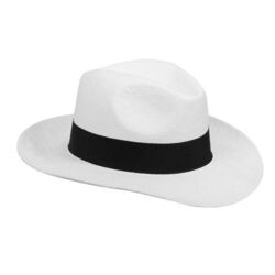 Chapeau papier blanc BORSALINO