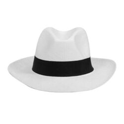 Chapeau papier blanc BORSALINO