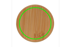 Set de 2 verres double paroi 250ml avec couvercle en bambou