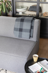 Couverture / Plaid doux à carreaux