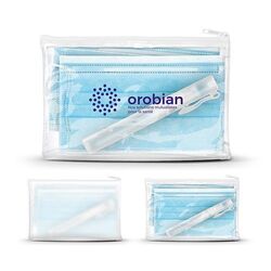 KIT TROUSSE ZIPPEE AVEC 2 MASQUES CHIR. ET VAPORISATEUR S.H.A. 9 ml