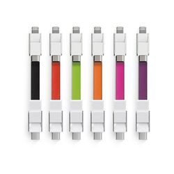 CABLE DE CHARGE RAPIDE (20 W) ET TRANSFERT DE DONNEES 6 EN 1