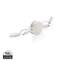 Cable 4 en 1 en TPE et plastique recyclé RCS