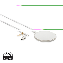 Chargeur induction 10W en plastique recyclé RCS