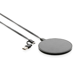 Chargeur induction 10W en plastique recyclé RCS