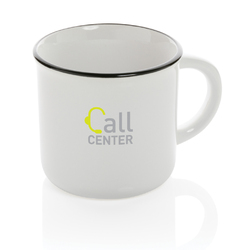 Mug 280ml vintage en céramique