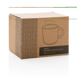Mug 280ml vintage en céramique