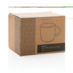 Mug 280ml vintage en céramique