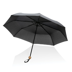 Mini parapluie 20.5' rPET 190T poignée bambou Impact AWARE