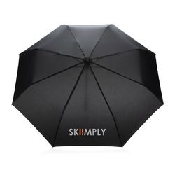 Mini parapluie 20.5' rPET 190T poignée bambou Impact AWARE